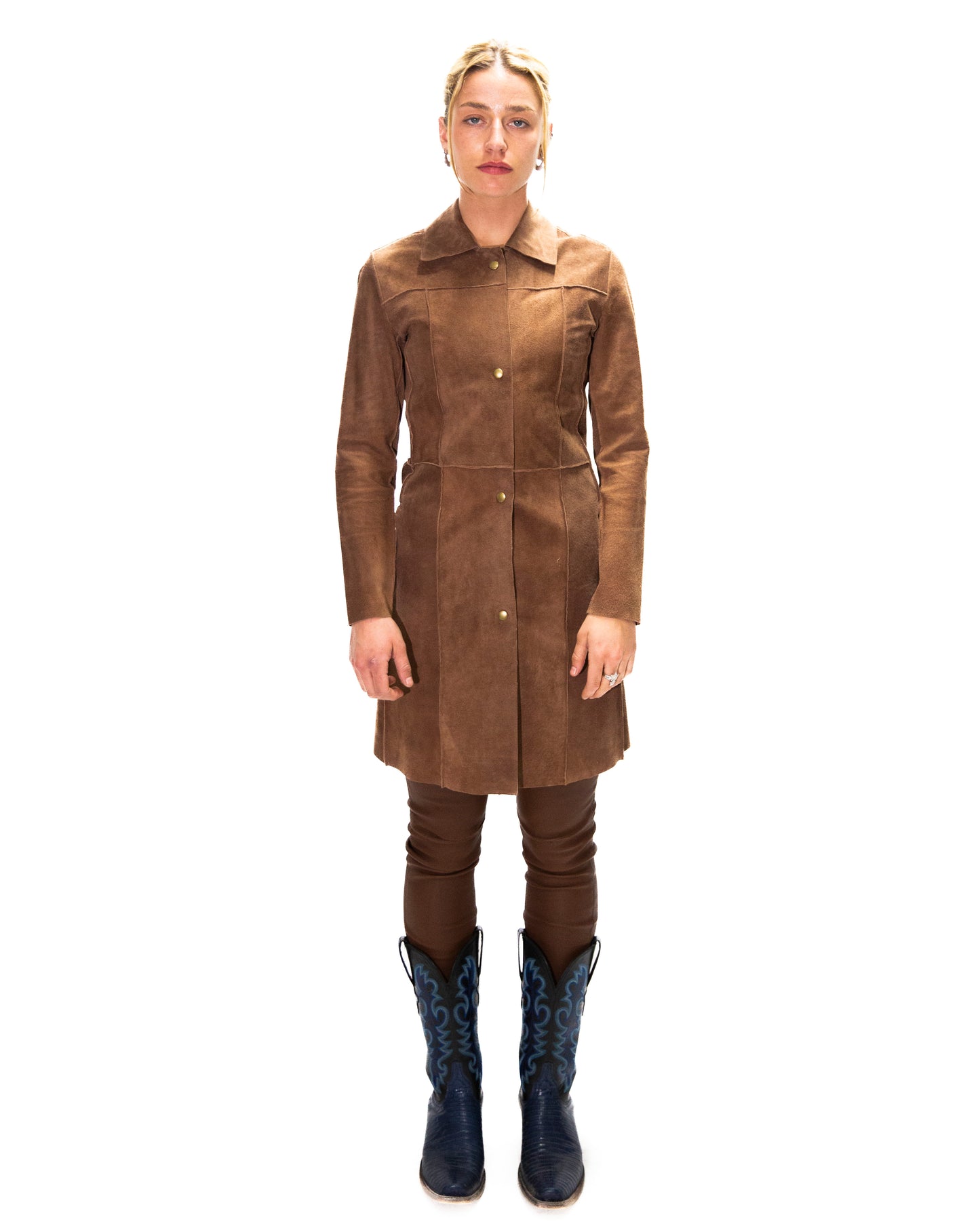 VINTAGE CLASSIC SUEDE PATCHWORK JACKET