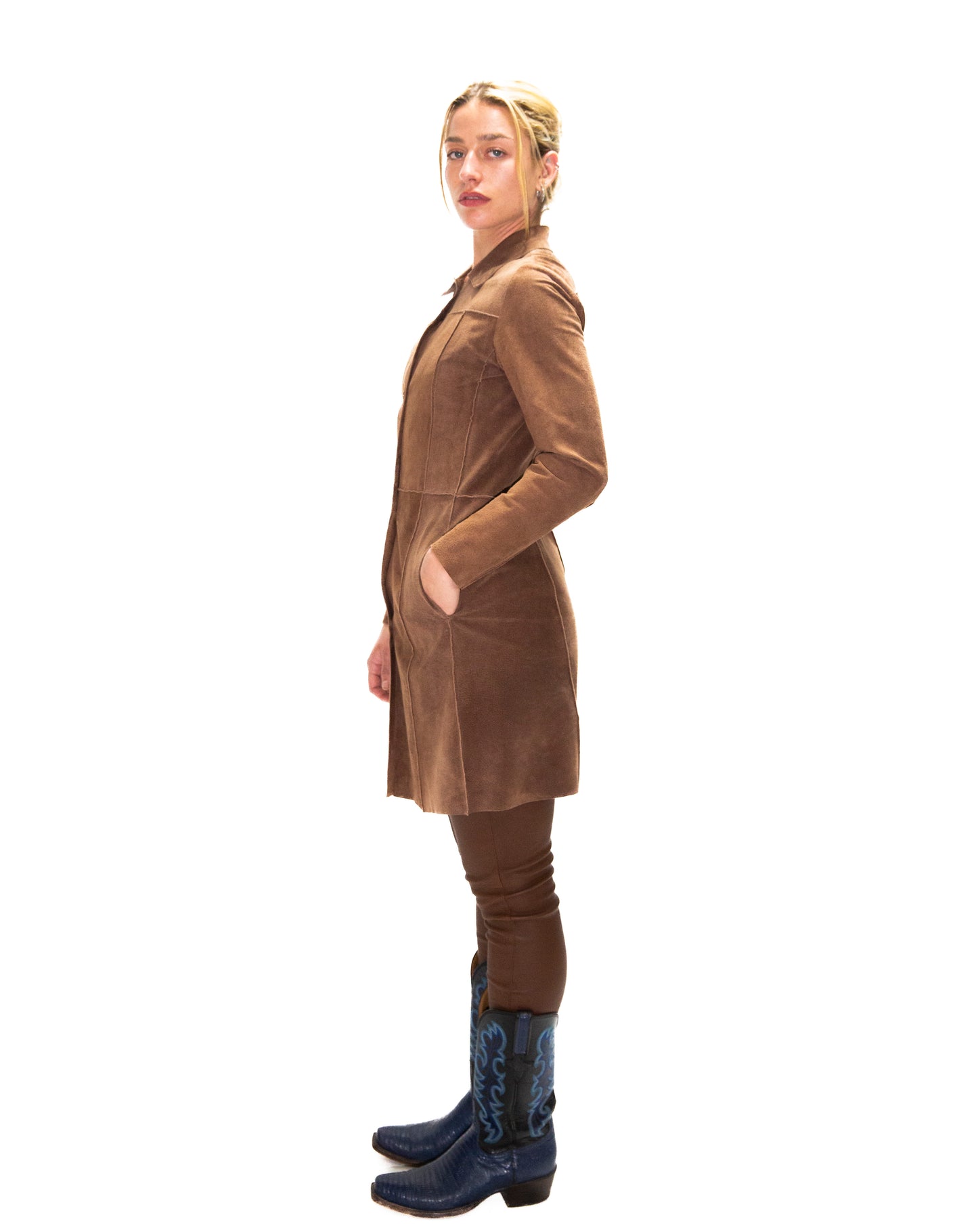 VINTAGE CLASSIC SUEDE PATCHWORK JACKET