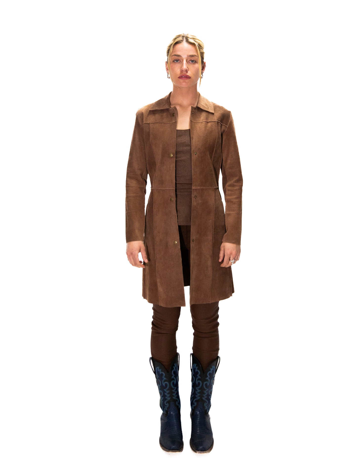 VINTAGE CLASSIC SUEDE PATCHWORK JACKET