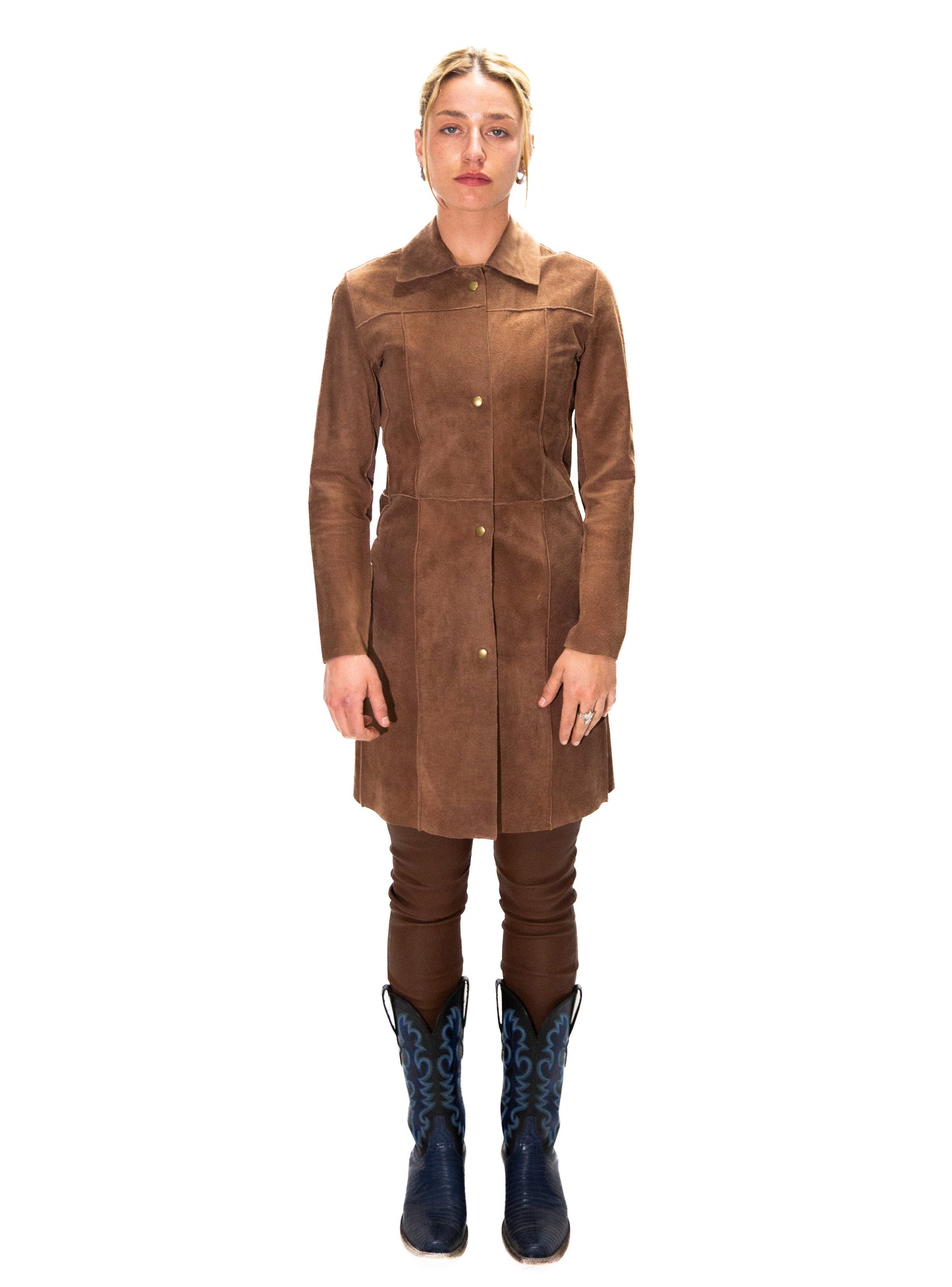 VINTAGE CLASSIC SUEDE PATCHWORK JACKET